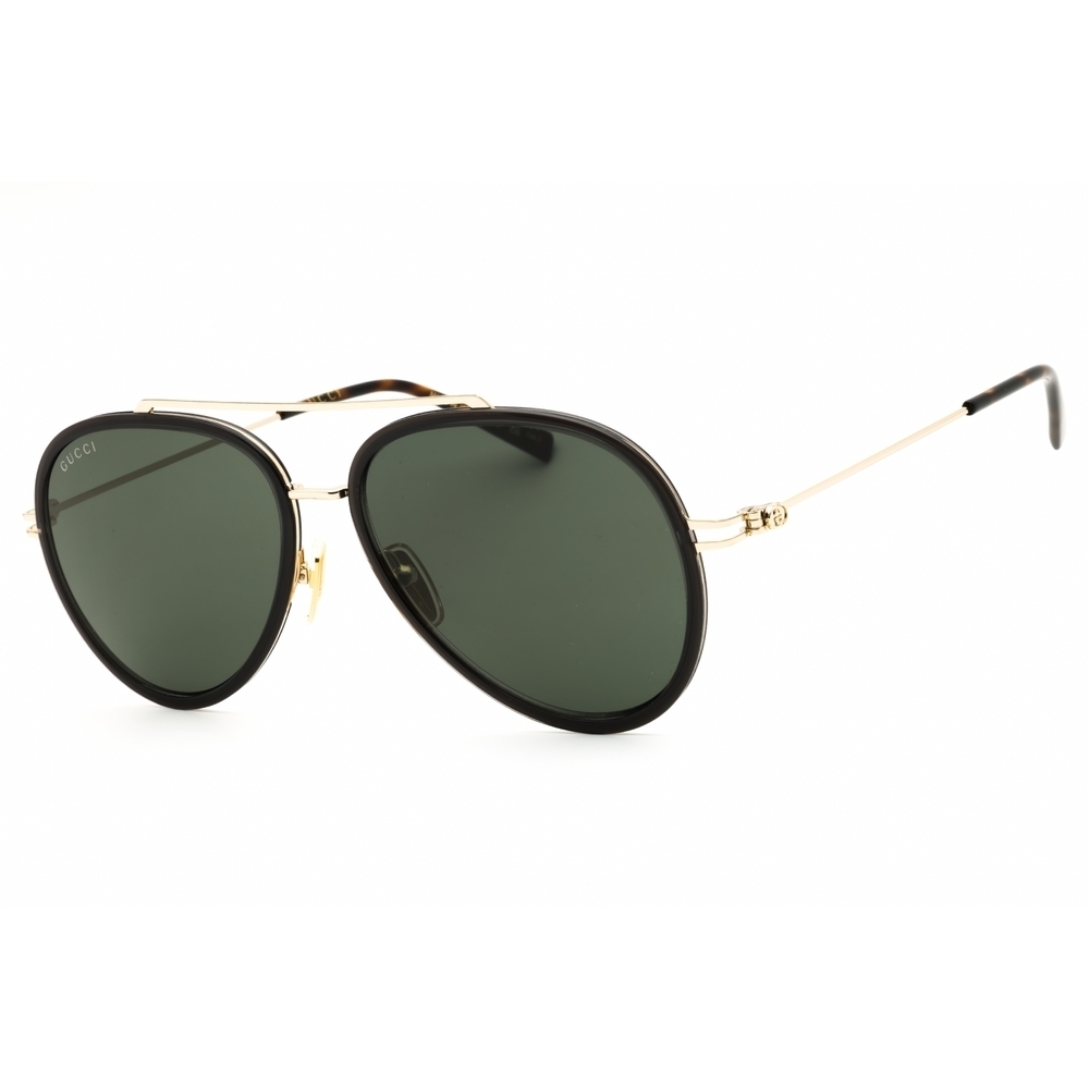 NWT Gucci GG1981S Grey Aviator 56mm Sunglasses